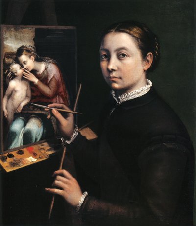 Autoritratto al cavalletto da Sofonisba Anguissola